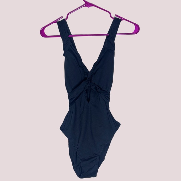 NWT BECCA Color Code Twist Cut-Out One Piece Swimsuit - Picture 5 of 7